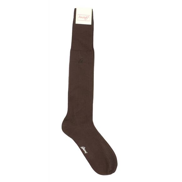 BRIONI Other - NEW BRIONI men's ribbed knit socks in dark brown
